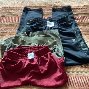 3 -pie of unisex pants. One long, two shorts⚡️🌟💥